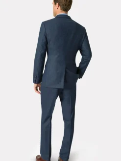 Best Brook Taverner Donegal Wool Suit Jacket Blue