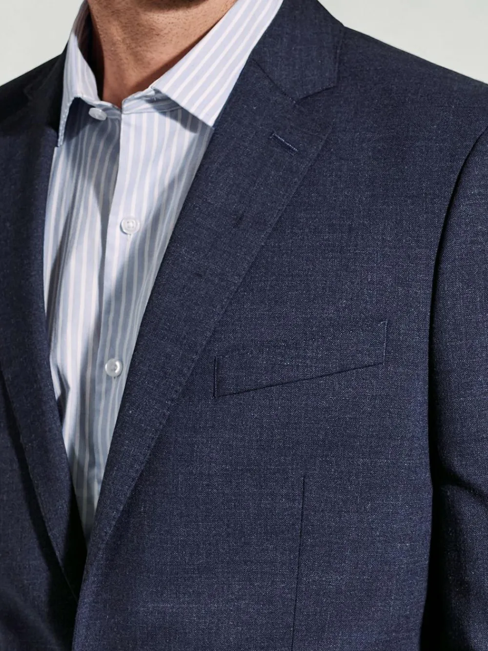 Online Brook Taverner Linen Blend Mixer Suit Jacket Blue