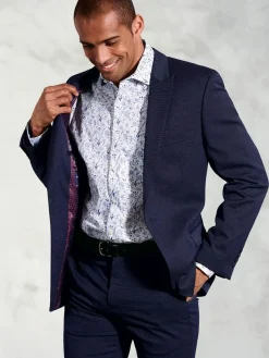 Best Brook Taverner Blue Washable Suit Jacket