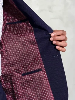 Best Brook Taverner Blue Washable Suit Jacket