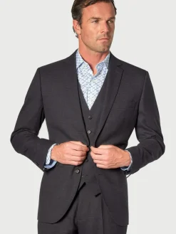 Brook Taverner Wool Blend Suit Jacket^ Black Suits