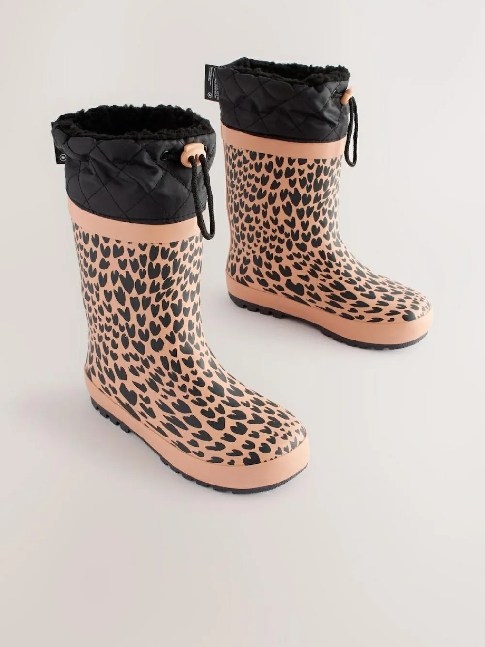 Outlet Next Cuff Wellies Brown Animal Print