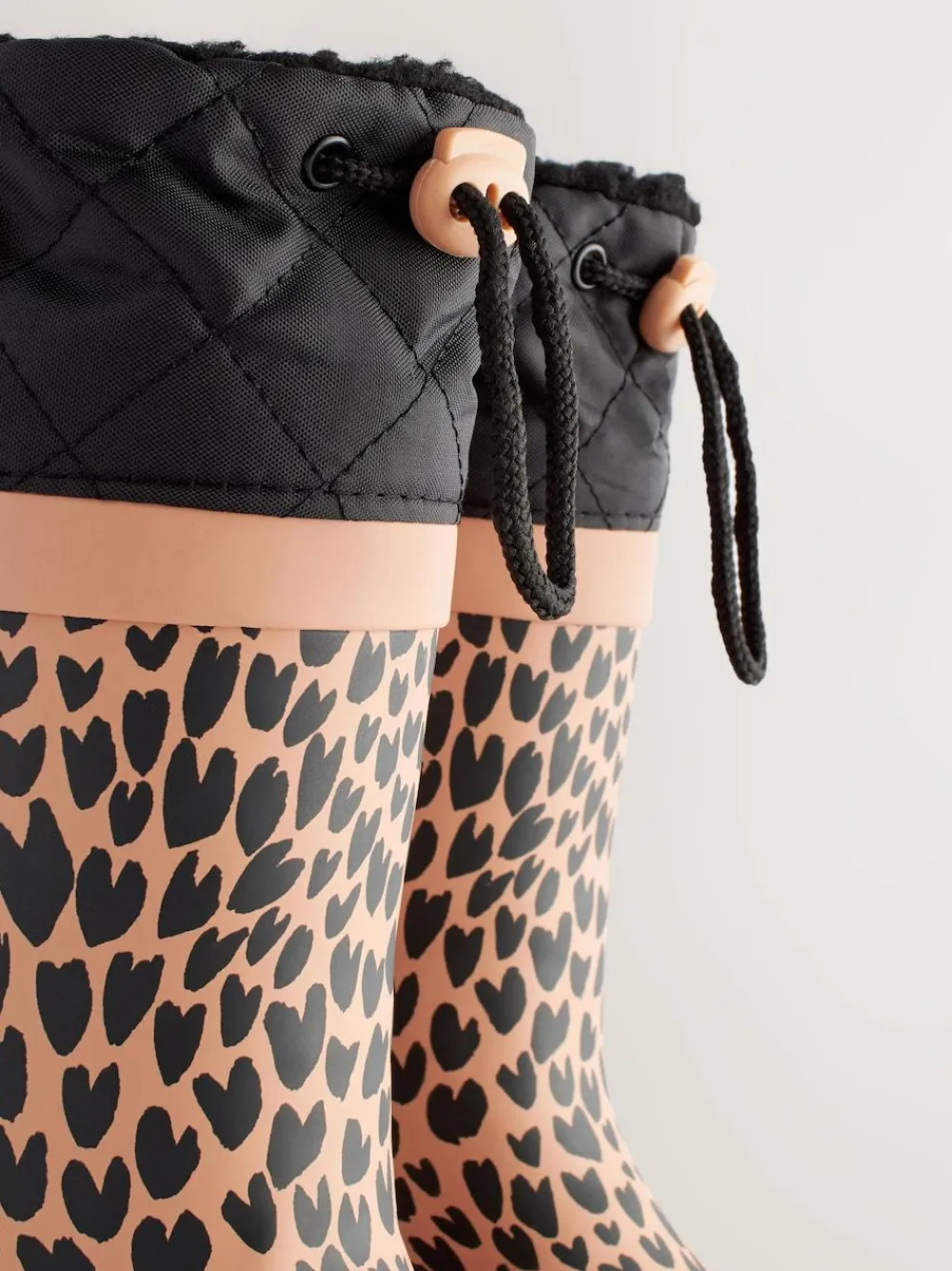 Outlet Next Cuff Wellies Brown Animal Print