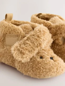 Next Baby Touch Fastening Slipper Boots (0-2mths)^BOY Baby Boots|Boots