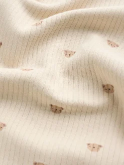 Clearance Next Brown Bear Short Sleeve Baby Bodysuits 5 Pack