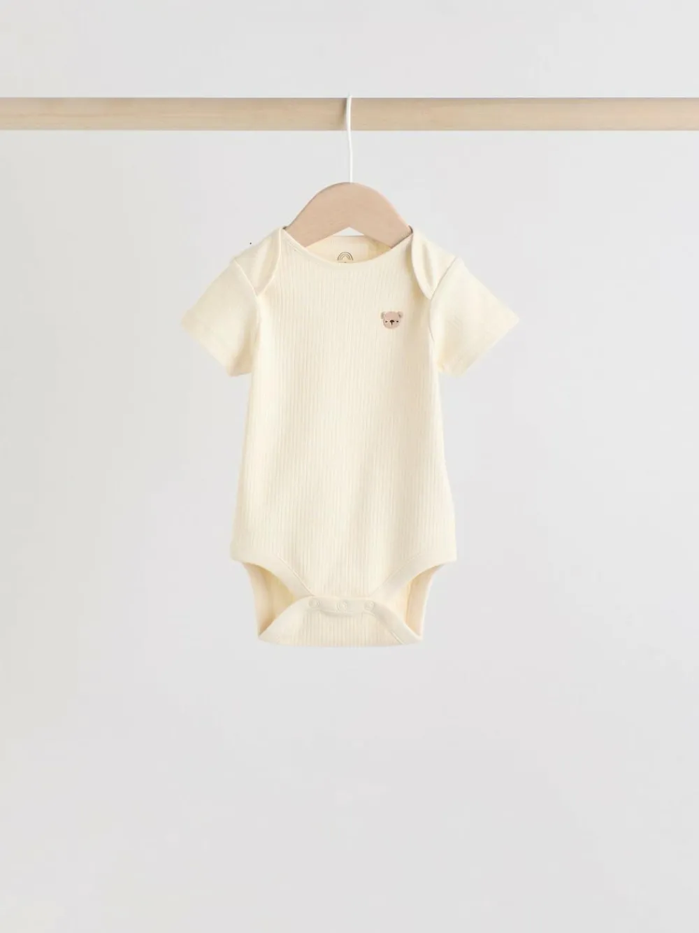 Clearance Next Brown Bear Short Sleeve Baby Bodysuits 5 Pack