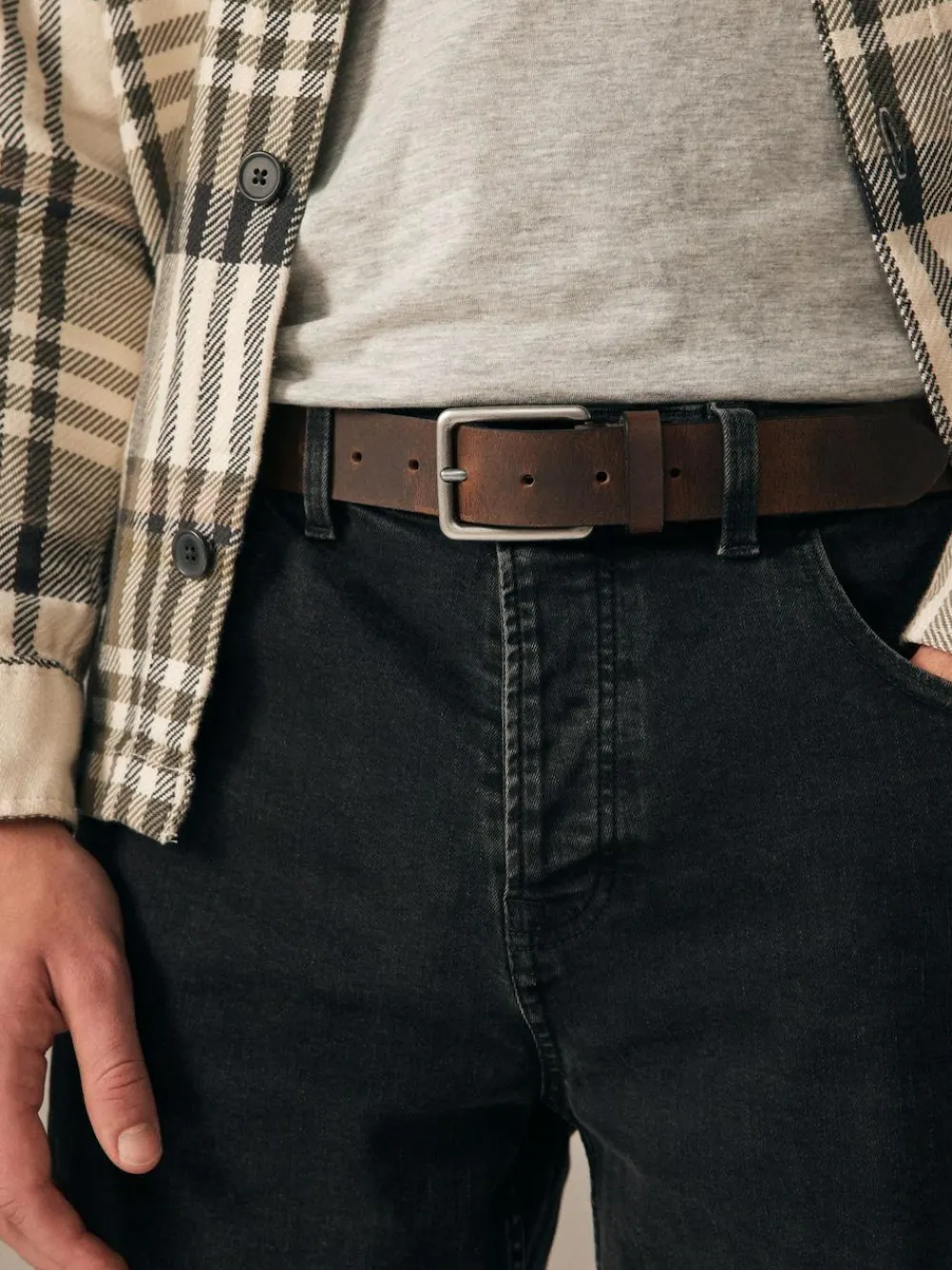 Next Burnished Leather Belt^ Belts & Braces