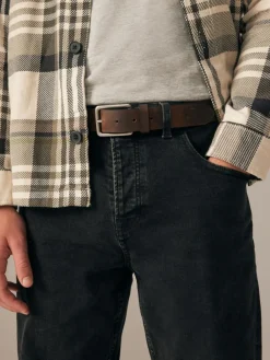 Next Burnished Leather Belt^ Belts & Braces