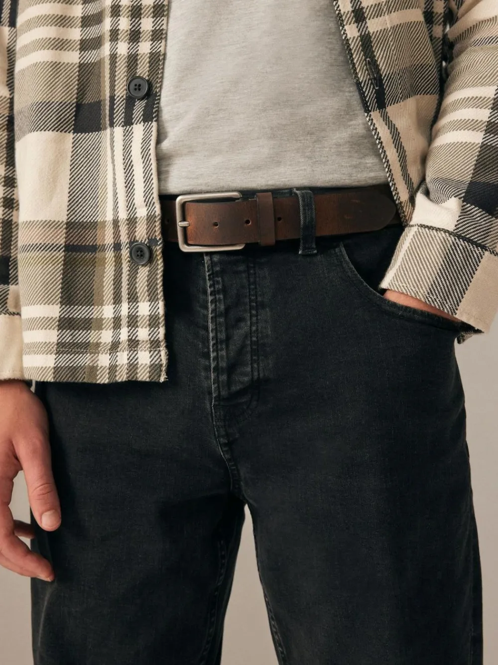 Next Burnished Leather Belt^ Belts & Braces