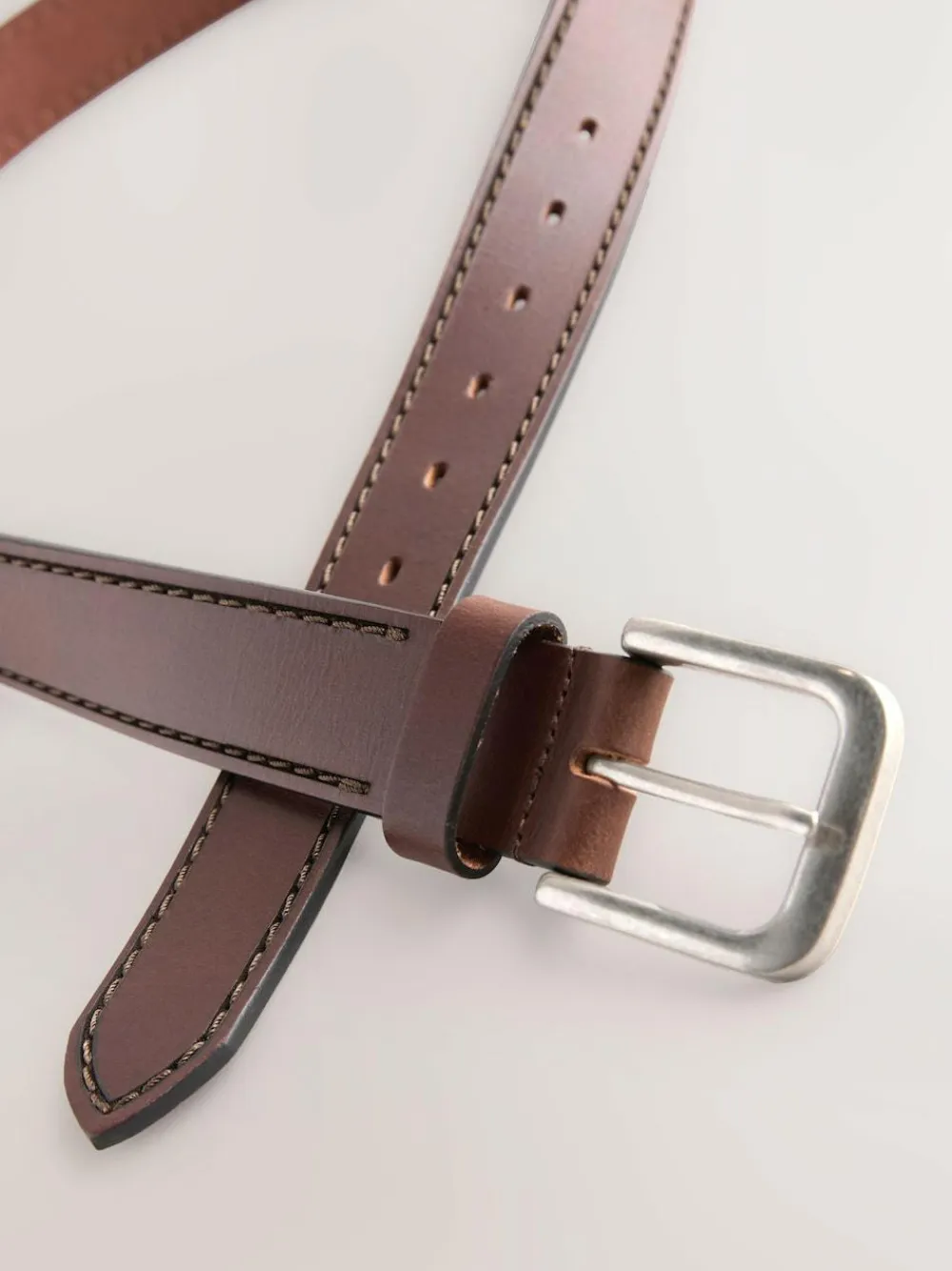 Sale Next Casual Leather Belt Brown
