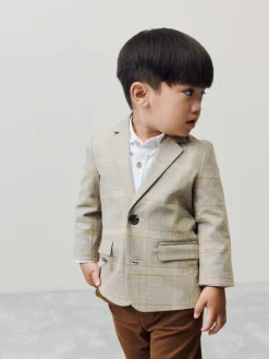 Clearance Next Brown Check Blazer (3mths-9yrs)
