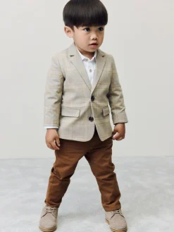 Clearance Next Brown Check Blazer (3mths-9yrs)