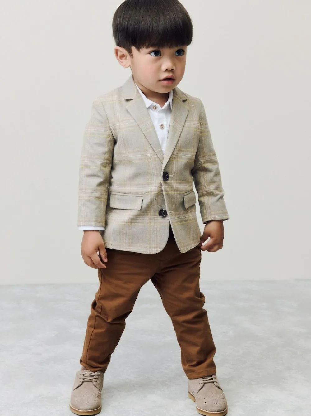 Clearance Next Brown Check Blazer (3mths-9yrs)
