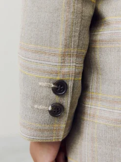 Clearance Next Brown Check Blazer (3mths-9yrs)