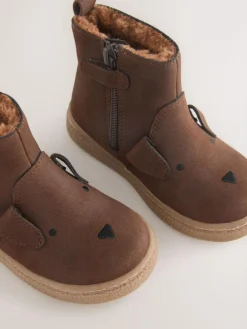 Hot Next Brown Chocolate Bear Chelsea Boots
