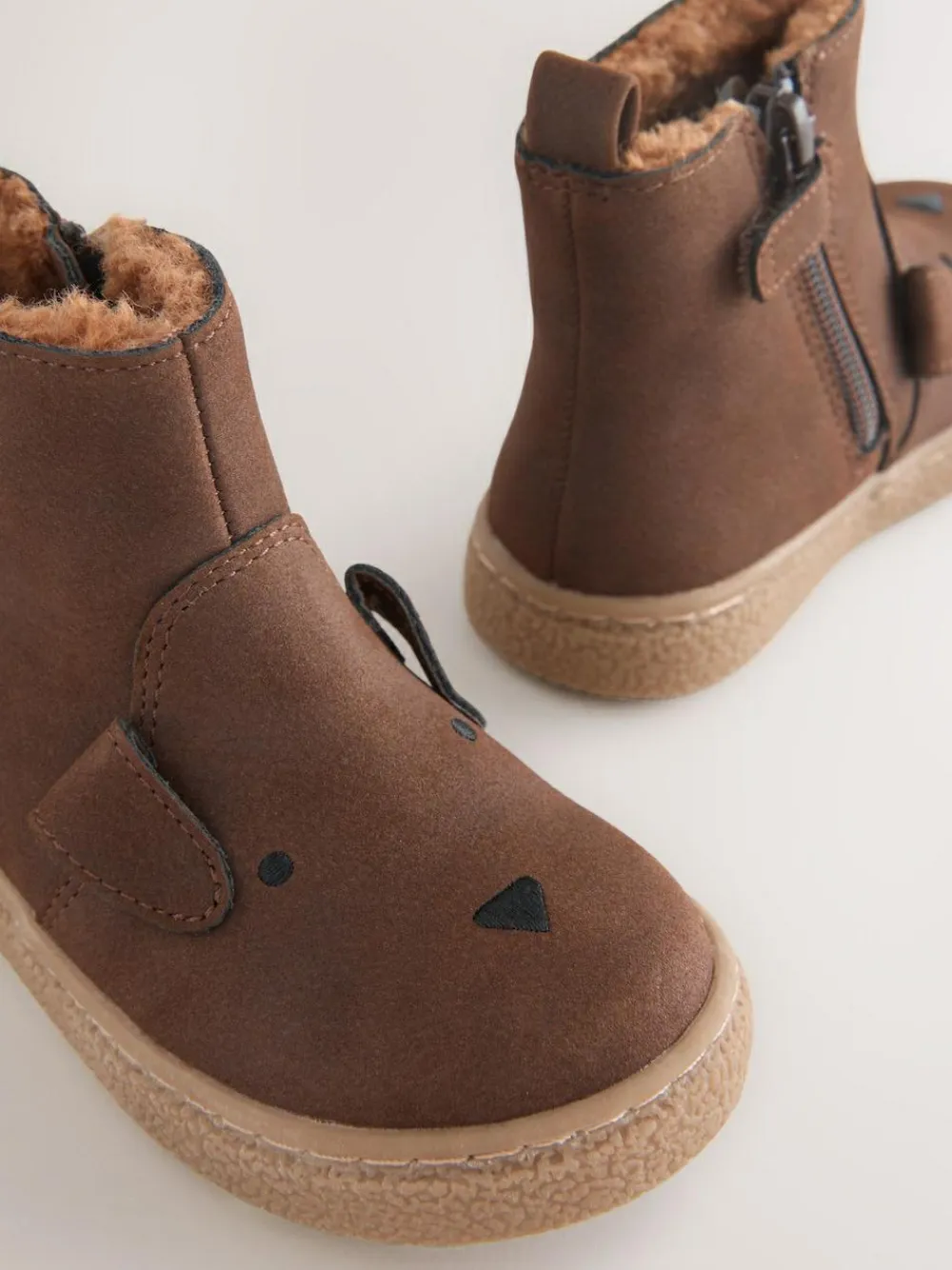 Hot Next Brown Chocolate Bear Chelsea Boots