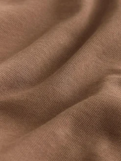 Next Brown Chocolate Relaxed Fit Heavyweight T-Shirt^ Tops & T-Shirts