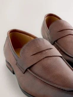 Next Embossed Leather Loafers^ Shoes