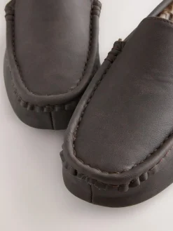 Next Faux Fur Lined Moccasin Slippers^ Slippers|Slippers