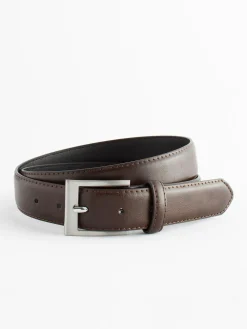 Hot Next Faux Leather Belt Brown