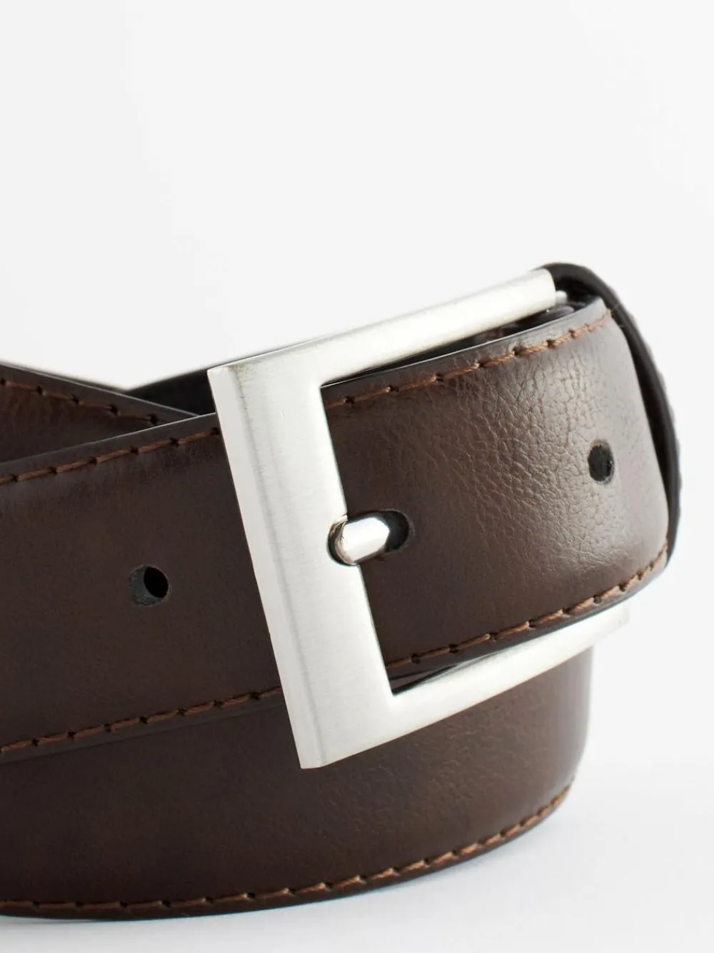 Hot Next Faux Leather Belt Brown