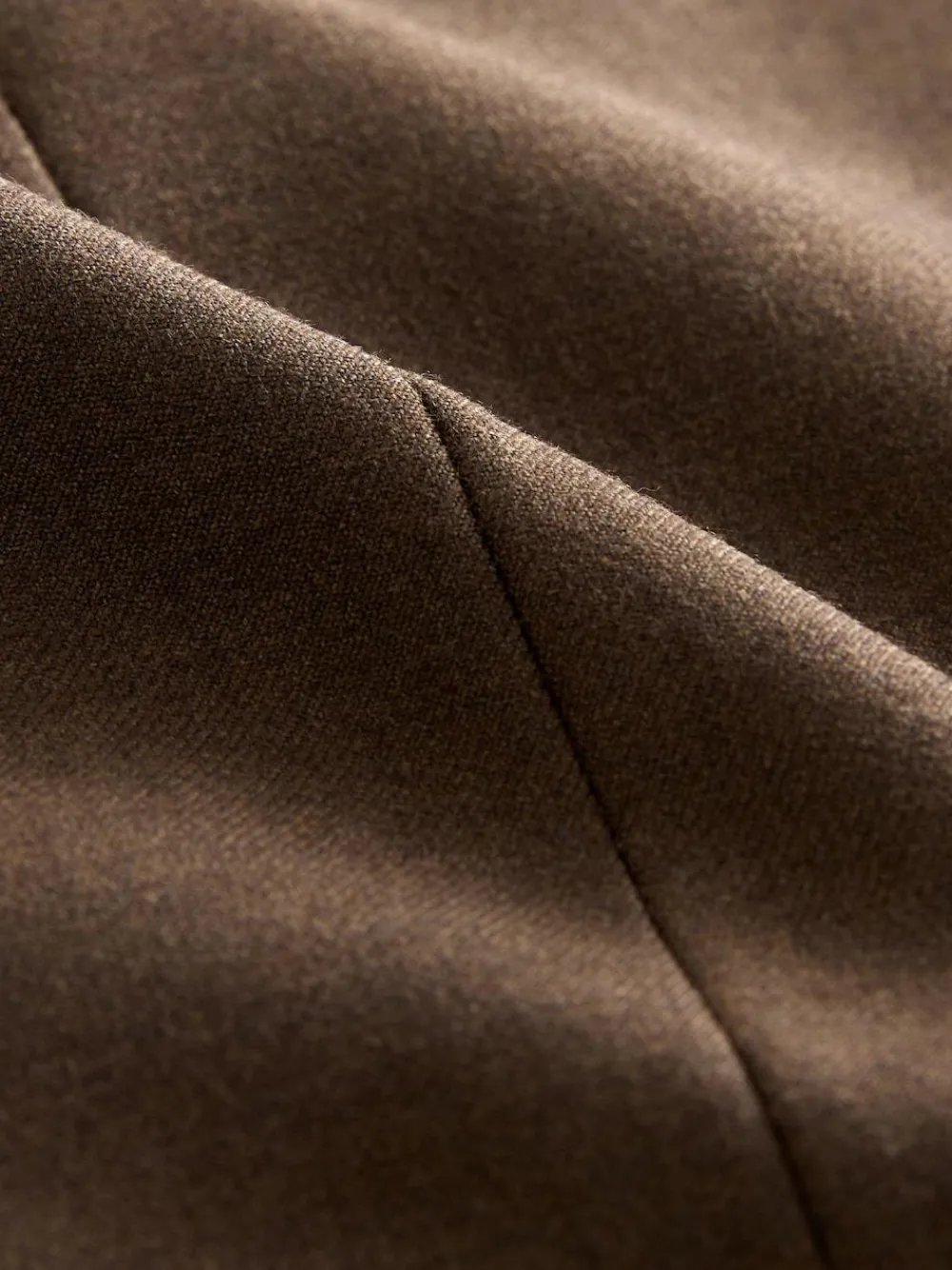 Best Next Flannel Suit Waistcoat Brown