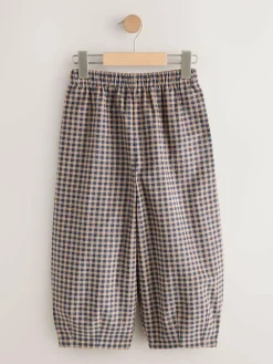 Next Brown Gingham Pullon Cord Trousers (3-16yrs)^ Nightwear|Pants & Leggings