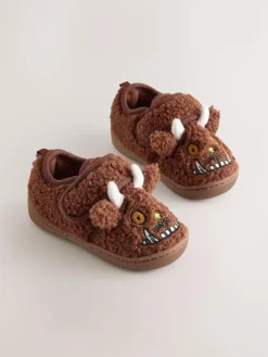 Best Next Brown Gruffalo Cupsole Slippers