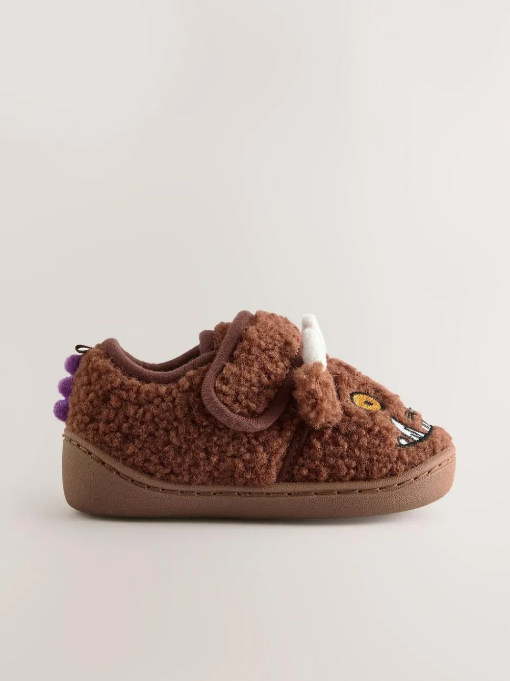 Best Next Brown Gruffalo Cupsole Slippers