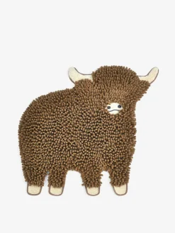 Best Next Brown Hamish Plush Bobble Shaped Bath Mat