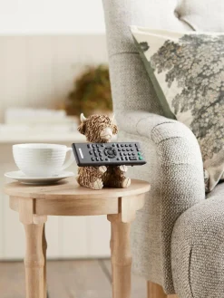 Next Brown Hamish the Highland Cow TV Remote Control Holder^ Storage & Organisation|Ornaments