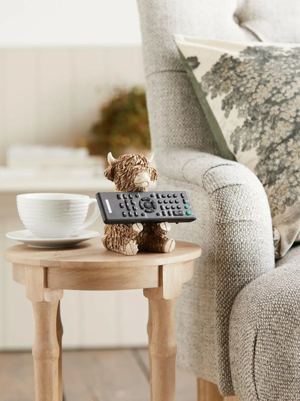 Next Brown Hamish the Highland Cow TV Remote Control Holder^ Storage & Organisation|Ornaments