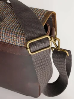 Next Brown Harris Tweed Messenger^ Bags