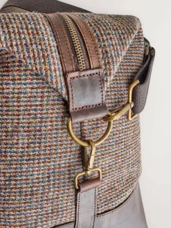 Best Next Brown Harris Tweed Weekend Holdall Bag