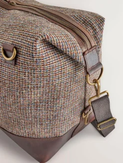 Best Next Brown Harris Tweed Weekend Holdall Bag