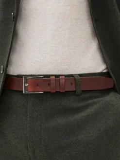 Outlet Next Leather Belt Brown
