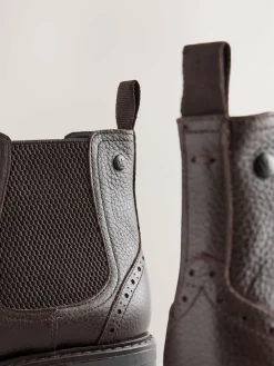 Best Next Leather Chelsea Boots Brown