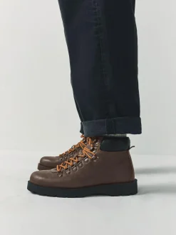 Next Brown Leather Hiker Style Boots^ Boots|Boots