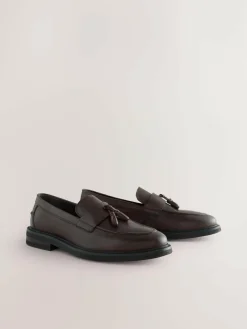 Next Leather Tassel Loafers^ Shoes
