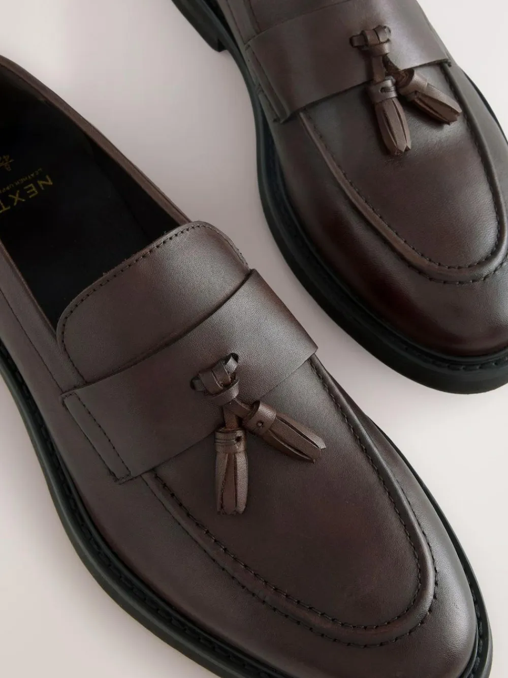 Next Leather Tassel Loafers^ Shoes