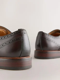 Next Oxford Wingcap Leather Shoes^ Shoes