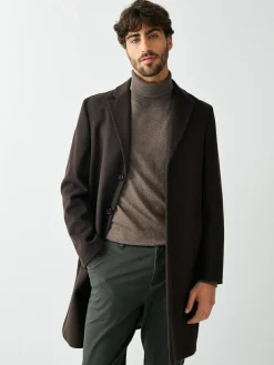 Next Regular Fit Epsom Overcoat with Wool^ Coats & Jackets|Coats & Jackets