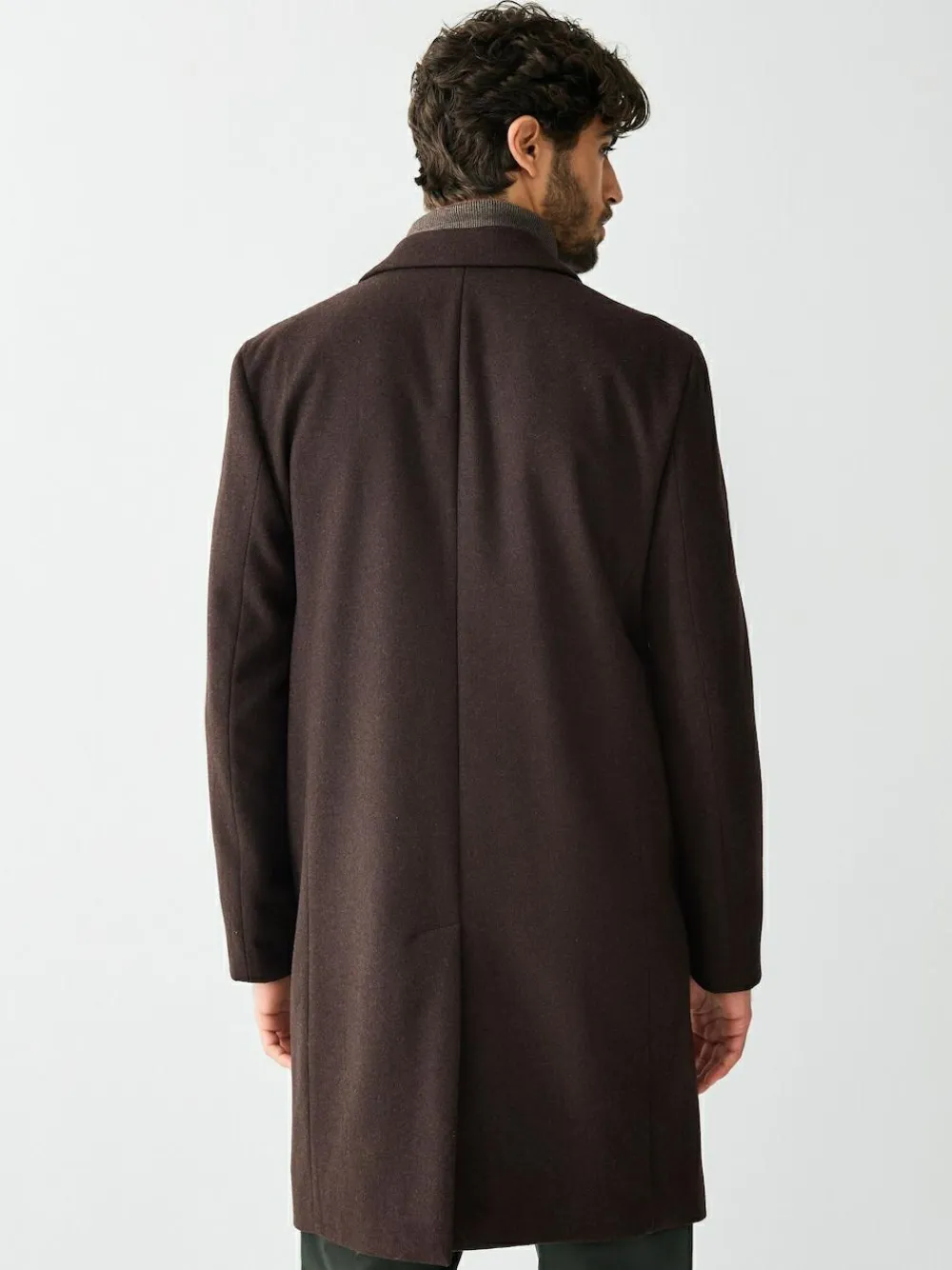 Next Regular Fit Epsom Overcoat with Wool^ Coats & Jackets|Coats & Jackets