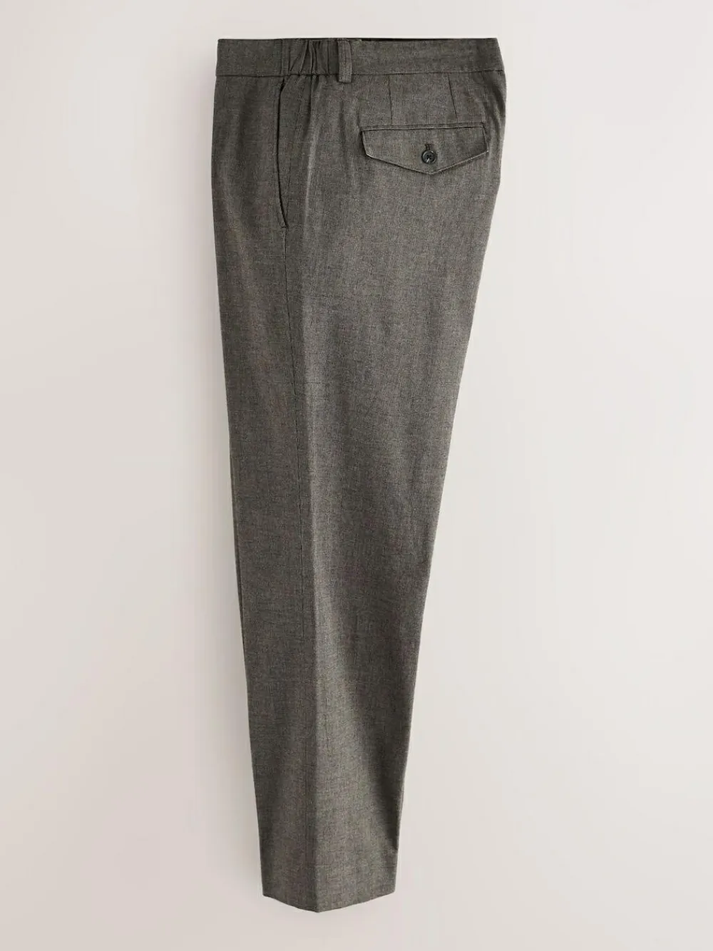 Next Regular Fit Smart Brushed Cotton Textured Trousers^ Pants & Chinos