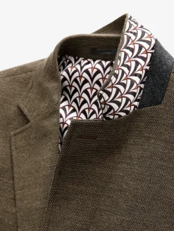 Next Regular Fit Textured Smart Blazer^ Coats & Jackets|Coats & Jackets