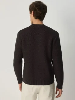 Next Regular Fit Textured Crew Jumper^ Knitwear|Knitwear