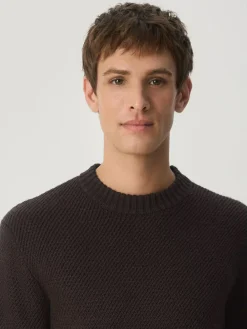 Next Regular Fit Textured Crew Jumper^ Knitwear|Knitwear