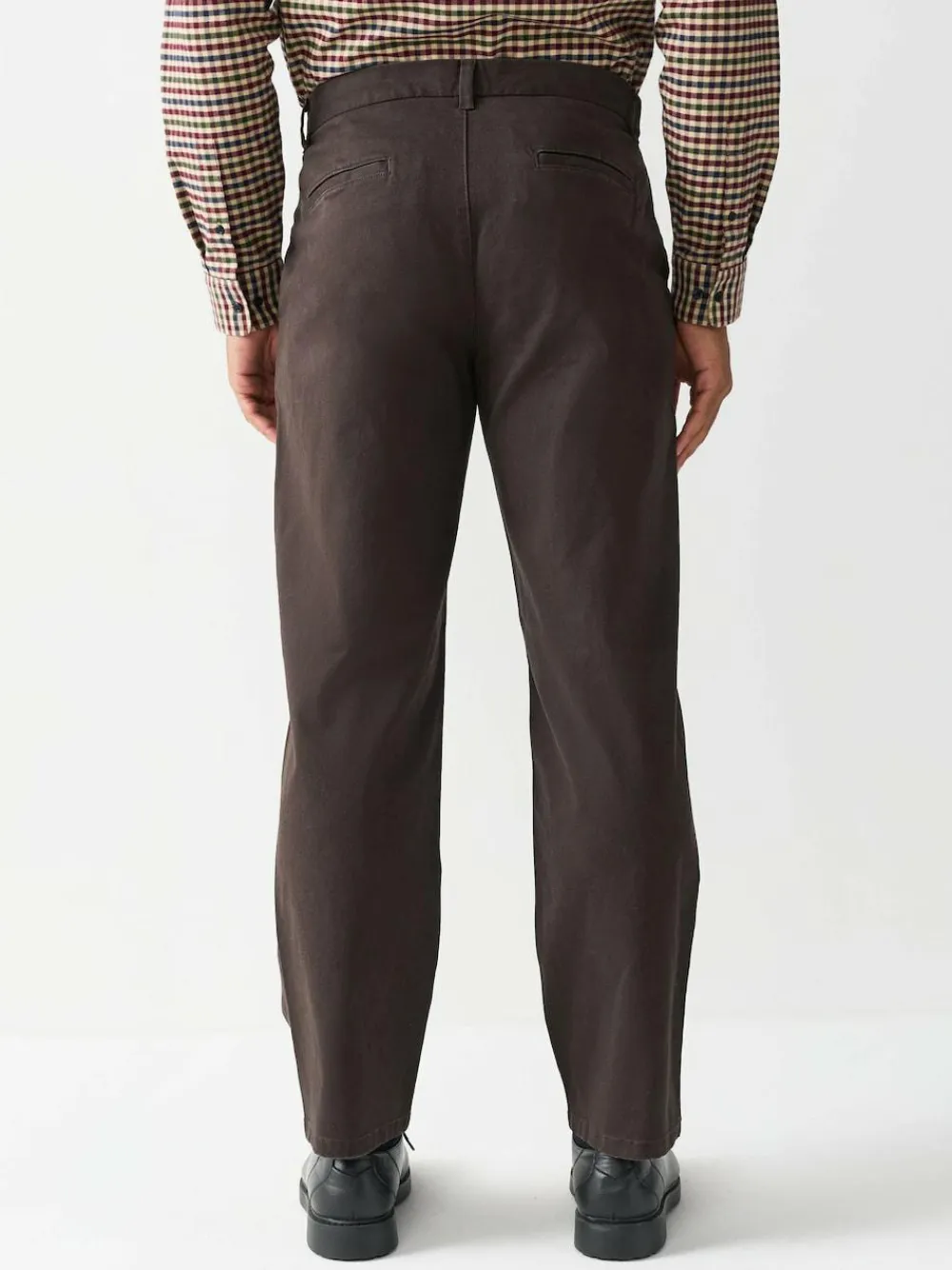 Clearance Next Brown Relaxed Fit Stretch Chinos Trousers