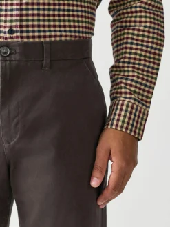 Clearance Next Brown Relaxed Fit Stretch Chinos Trousers