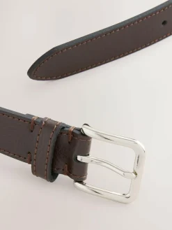 Clearance Next Brown Signature Casual Skinny Leather Belt